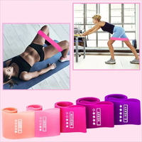 Bandas Elásticas de Látex para Ejercicios de Resistencia, Coloridas, para Glúteos, Piernas y Glúteos, para Entrenamiento en el Gimnasio