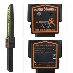 Dayanıklı Plastik El Tipi <span class=keywords><strong>Metal</strong></span> Dedektörü - Product Image 5