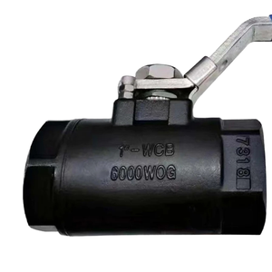 Válvula de bola manual de 6000WOG para alta temperatura, 2 piezas, ASTM CF8M A216 WCB, compatible con OEM para medios base - Product Image 5