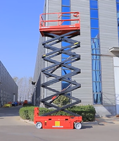 Plateforme élévatrice à ciseaux électrique GMH16 certifiée CE ISO, hauteur de travail de 16 m, pour travaux en hauteur