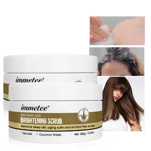 OEM/ODM Dead Sea Salt Scalp Scrub Organic Sea Salt Coconut Anti Dandruff Nourishing Hair Scalp Scrub
