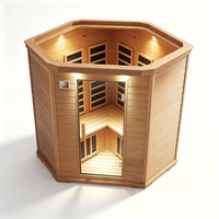 Salle de sauna bien-être personnalisée avec une architecture moderne et des matériaux en bois de qualité supérieure pour les hôtels de luxe et les clubs privés