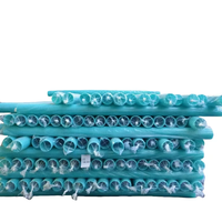 Tuyau de ventilation flexible en plastique HDPE bleu, double paroi ondulée, antibactérien, écologique, DN250mm, 3m de long, vente chaude
