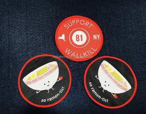 Parche de hombro personalizado para uniforme, insignia tejida con adhesivo, emblema. - Product Image 3