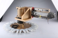 Changeur d'outils automatique rotatif à pince ISO20 ISO30 BT30 BT40 avec cylindre pneumatique pour broche ATC