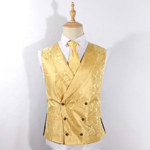 OEM Nhà cung cấp Trung Quốc Mens đôi ngực áo ghi lê Victorian Áo ghi lê của nam giới phù hợp với vest - Product Image 3