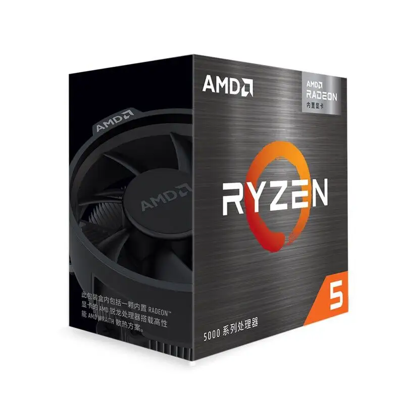 Mendukung AMD AM4 Socket Gaming Motherboard AMD 5 5600G Prosesor 3.9GHz 6 Core 16 Thread dengan Prosesor Grafis Radeon