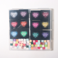 Pat Pat – Kit de Peinture Gel Dégradé Français DIY 12 Couleurs avec Éponge – Non Toxique et Sans HEMA