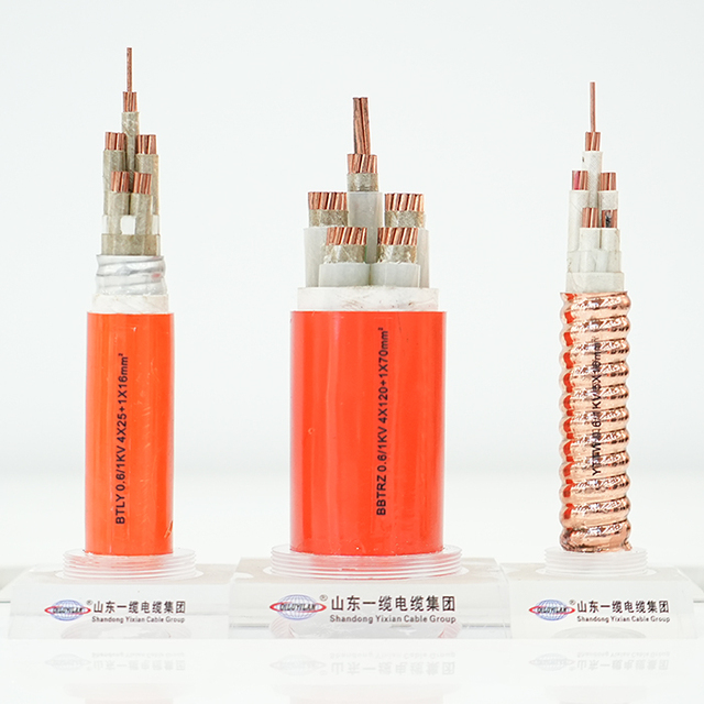 Mineral Insulated Copper MI Cable Fire Resistant Heavy Duty Electrical Cable for Nuclear Power Subway High-Rise Building