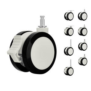 2/2 universale. 5/3 pollici di alta qualità ospedale <span class=keywords><strong>Equiment</strong></span> Nylon Twin ruote medicale in PVC ruote Ultra silenziose fabbrica diretta - Product Image 3