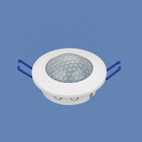 Nouveau modèle montage encastré 12V 24V 110V 220V détecteur humain infrarouge capteur de mouvement PIR pour lumières