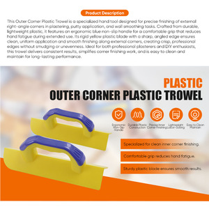 Espátula para juntas, herramientas de albañilería, tabla de plástico para masilla, tabla de frotar, tabla de masilla para decoración de edificios, masilla para el hogar - Product Image 2