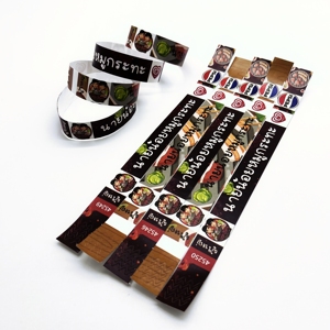 RFID Wristbands with NFC Function Custom Logo Printed Bracelet Waterproof Tyvek Wristband for Event Party Supplies