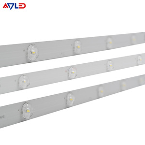 Barre LED fine en gros SMD3030 24V, barre lumineuse LED rétroéclairée IP20 3.2W 7 lampes 6500K, barre linéaire LED pour caisson lumineux fin - Product Image 2