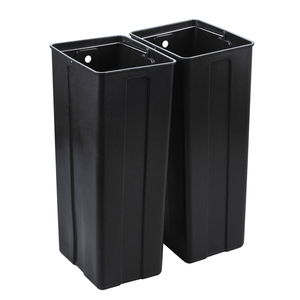 <span class=keywords><strong>Poubelle</strong></span> et bac de recyclage KSY <span class=keywords><strong>60L</strong></span> à double compartiment en acier inoxydable pour cuisine intérieure avec pédale – Vente en gros - Product Image 6