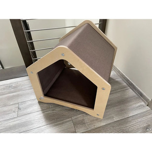 Maisonnette pour animaux de compagnie en bois, thème forêt moderne, amovible, en carton et contreplaqué, château pour lapin, OEM ODM, petite maison pour hamster - Product Image 1