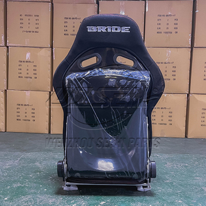 Sedili Auto da Corsa Sportivi a Guscio Reclinabili Universali Bride WZSEAHI Neri di Alta Qualità - Product Image 6