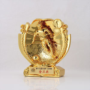 Trofeo de Resina Personalizado de la Copa Mundial de Fútbol, Recuerdo Deportivo Mundial, Trofeo Dorado, Trofeo de la Liga de Campeones - Product Image 5