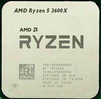 Untuk AMD Ryzen 5 3600X Socket AM4 R5 3600X 3.8GHz 6C 12Thr Desktop 32MB CPU