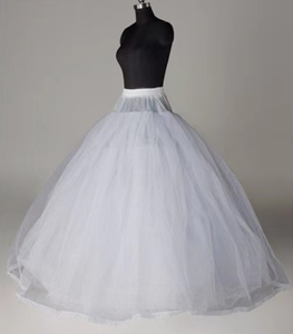 Ecowalson Jupon en tulle à 8 couches, accessoires <span class=keywords><strong>de</strong></span> mariage, chemise <span class=keywords><strong>sans</strong></span> cerceaux pour <span class=keywords><strong>robe</strong></span> <span class=keywords><strong>de</strong></span> <span class=keywords><strong>mariée</strong></span>, jupon large et bouffant - Product Image 5