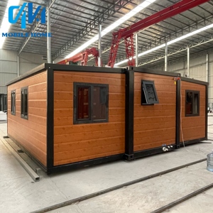 耐久性のある拡張可能なコンテナハウス20ft 30ft 40ftPrefab折りたたみ式モバイルホーム1 2 3ベッドルームモダンデザイン - Product Image 3