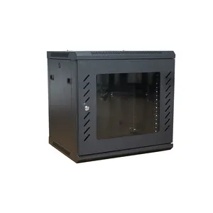 19inch 12U Glass Door Wall Mounted Data Network Cabinet Rack Enclosure