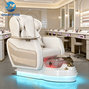 Sillón de <span class=keywords><strong>Pedicura</strong></span> Reclinable de Masaje Spa para Pies con Jet Magnético Personalizado al por Mayor para Estación de <span class=keywords><strong>Manicura</strong></span> <span class=keywords><strong>y</strong></span> <span class=keywords><strong>Pedicura</strong></span> - Product Image 2