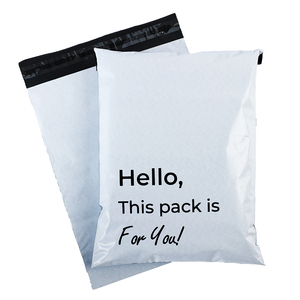 Guandu LDPE trắng bao bì nhựa vận chuyển túi poly bưu phẩm tùy chỉnh màu sắc biểu tượng 25*35cm gửi thư túi cho quần áo - Product Image 2