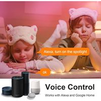 Ampoule LED intelligente Antela Gu10 AC 85-265V 4,5W 350Lm 25000 heures WifiRgb Contrôle par application Alexa Google Assistant Garantie de 2 ans