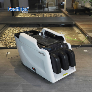 Elektrischer Friseurstuhl für Friseursalon und Barbershop mit Wasserzirkulation, Ganzkörpermassage und Kopf-Spa-Funktion, Waschliege für Haarwäsche - Product Image 3