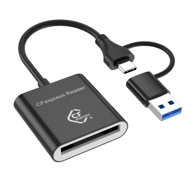 USB 3.2 High-Speed 10Gb External CF Express Type B Camera Card Reader