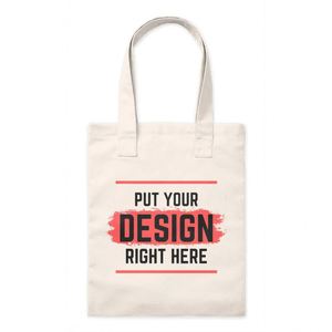 Bolsas de Compras Personalizadas de Lona de Algodón con Logotipo Personalizado al por Mayor, Bolsas de Mano Lisas para Sublimación para Promoción - Product Image 1