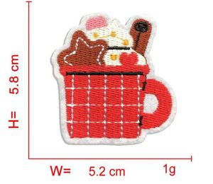 แผ่นปะรูปตุ๊กตาหิมะ ซานตาคลอส ต้นคริสต์มาส ถุงมือ เพนกวิน และบ้าน สำหรับรีดติด - Product Image 5