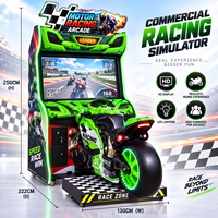LST Machine de jeu d'arcade VR de course de moto GP double à monnayeur de haute qualité, machine de jeu d'arcade de course automobile