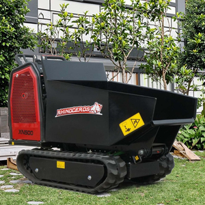 Mini Dumper XN500, carretilla eléctrica multifuncional sobre orugas con carga automática, Mini Dumper para uso doméstico con rodamiento de engranajes de Motor - Product Image 1