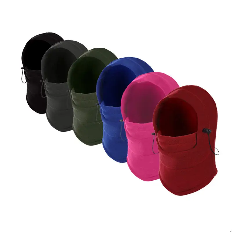 Mùa Đông Ấm Lông Cừu Beanies Mũ Cho Nam Giới Sọ Bandana Cổ Ấm Hơn Balaclava Mặt Nạ