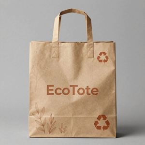 Custom Kraft Paper <b>Bags</b> for Coffee Packaging and Pizza Takeaway-Durable and Eco-friendly Food Packaging - Product Image 3