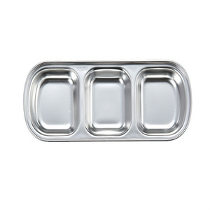 304 Stainless Steel Seasoning Dish Irregular Shape For Korean BBQ Hot Pot Sauce Kimchi Party Use - Product Image 5