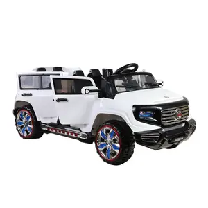 WDSX1528 Hot kids ride on car 4 Seater Electric car Toys with 12v battery adjust music