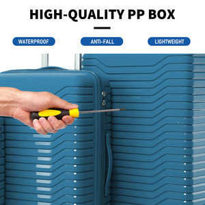 Customizable Luxury Stylish Durable Best-Selling PP <strong>Suitcases</strong> <strong>Light</strong> Weight 4-Wheel Spinner Luggage Water Resistant <strong>Large</strong> Cartoon - Product Image 5