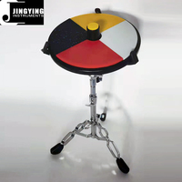 2023 Jingying Music Dumb Drum Series,12 pouces quatre couleurs avant Sight Environmentally Friendly Silicone Mute Drum Pad Set