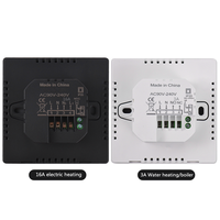 Termostato Digital Moderno para Calefacción por Suelo Radiante en Hogar u Oficina, Controlador de Temperatura Inteligente Programable con WiFi y Alexa, 230V