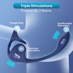 Anneau de verrouillage du pénis, hommes portant un vibrateur à temps prolongé à la racine des contraceptifs - Product Image 4