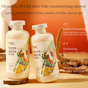 TWG RTS Jabón líquido antiácaros Gel de lavado corporal Limpieza corporal Jabón <span class=keywords><strong>acaricida</strong></span> de azufre Gel de ducha antibacterias - Product Image 6