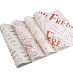 Envoltorios de Papel Antigrasa para Sándwiches con Impresión de Logotipo Personalizado, Resistentes a la Grasa, con Recubrimiento de PE de una Cara, para Empacar Pan y Comida Rápida - Product Image 6
