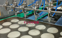 Ligne de production automatique d'hamburgers Machine de traitement des aliments pour boulangerie