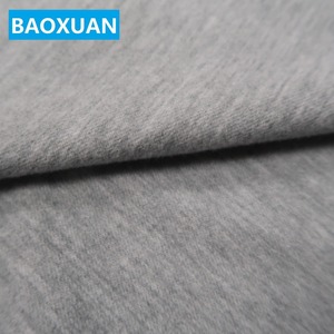 Chine fournisseur shaoxing usine qualité 95% <span class=keywords><strong>coton</strong></span> 5% l'envergure éponge dos brossé polaire tricot <span class=keywords><strong>tissu</strong></span> - Product Image 3