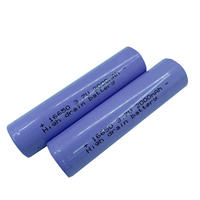 Batterie au lithium rechargeable à dessus plat 16650 3.7v 2000mAh Cellule de batterie au lithium Li-Ion pour produits numériques