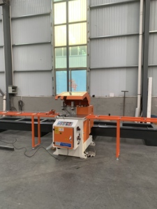 Новая одноглавая пила для резки ПВХ и алюминиевых профилей, для резки под углом 90 градусов °   и 45 °   Угловырезные станки (оборудование для производства окон и дверей) - Product Image 4