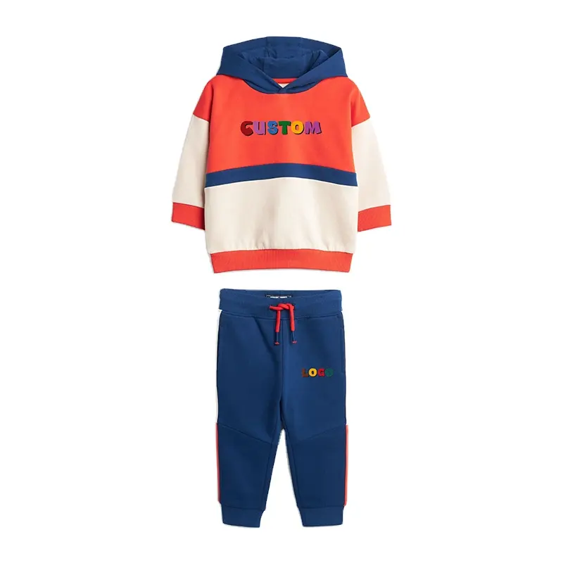 2024 thiết kế mới thể thao chạy bộ phù hợp với trẻ em Boutique Quần áo bộ tùy chỉnh thời trang chàng trai Tracksuit